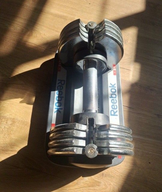 Reebok Speed Pac 25 Adjustable Dumbbell just one Adjustable Weights Vintage