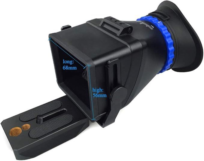Professional LCD Camera Viewfinder, 3X Magnification