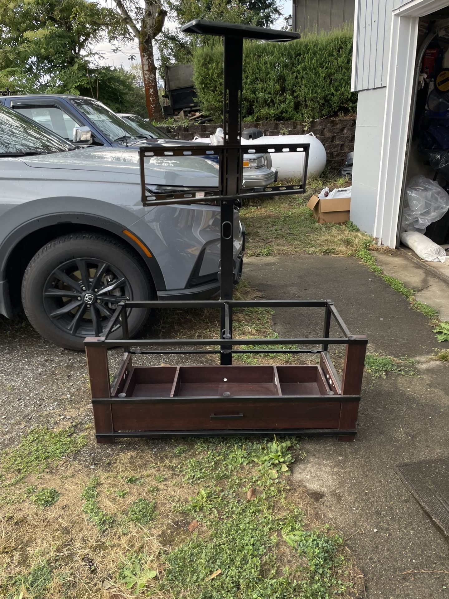 Tv Stand With Storage And Shelves