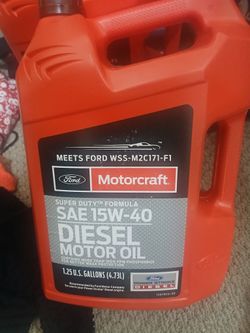Ford Diesel Motor Oil 15w40  1.25gal Jug