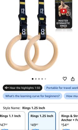 Workout rings