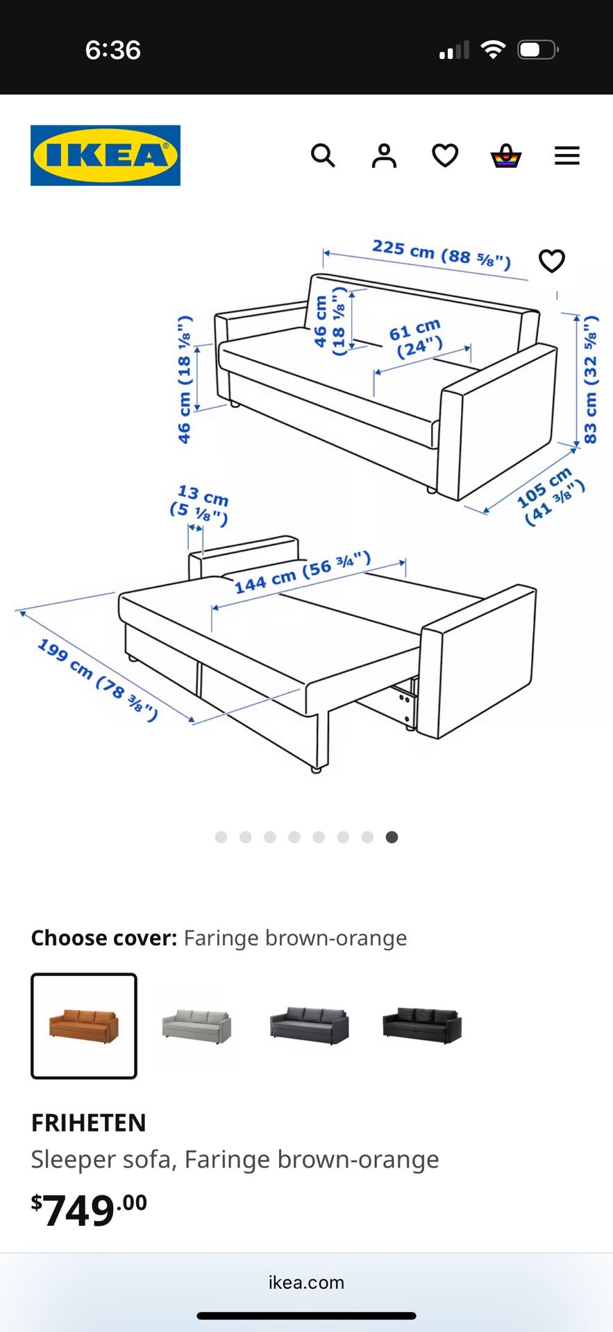 Sleeper Sofa Turns Into Full Size Bed