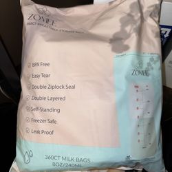 Zomee 360 Pck Milk Bags