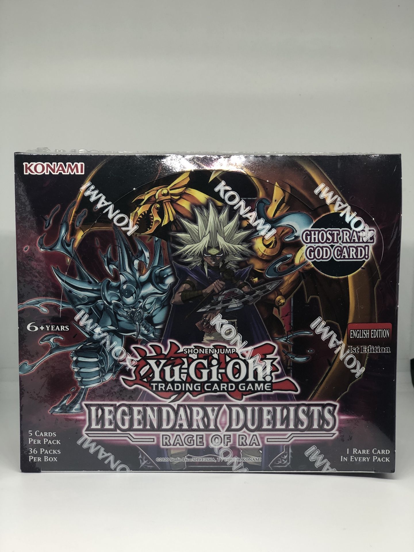 Yugioh Legendary Duelists Rage Of Ra Booster Box Ghost Rare 1st Edition