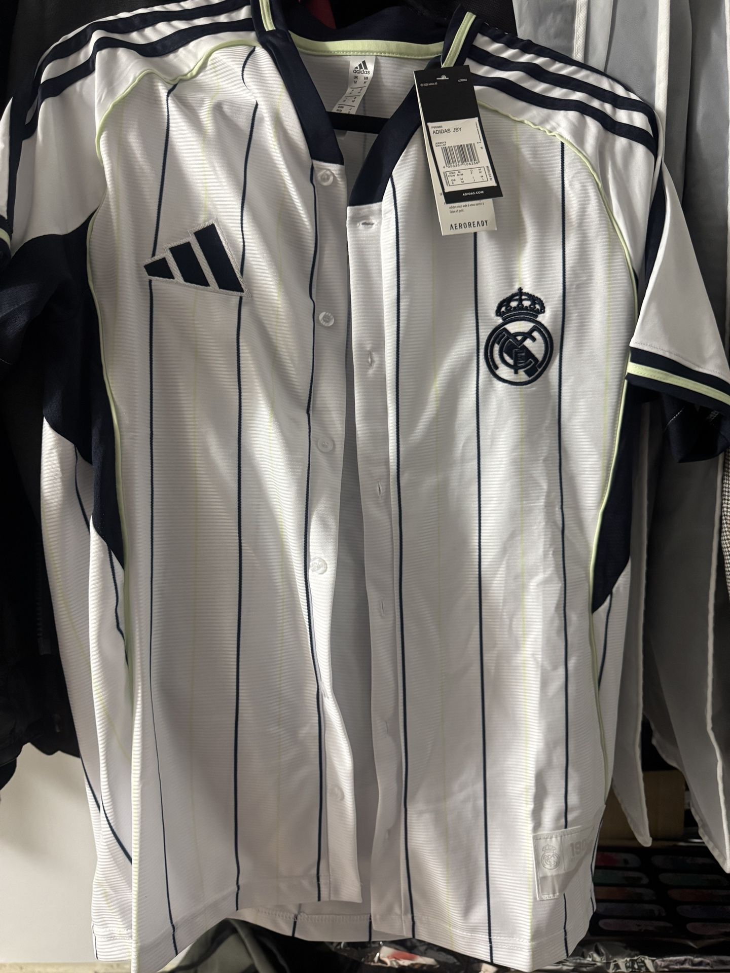 Real Madrid Baseball Jersey
