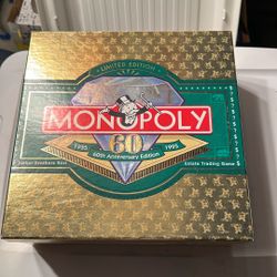 Vintage Monopoly 60th Anniversary Edition 1(contact info removed)
