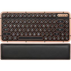 Wireless Mechanical Keyboard | Retro Typewriter Keyboard | Bluetooth Wireless and USB Wired | Azio Brand 