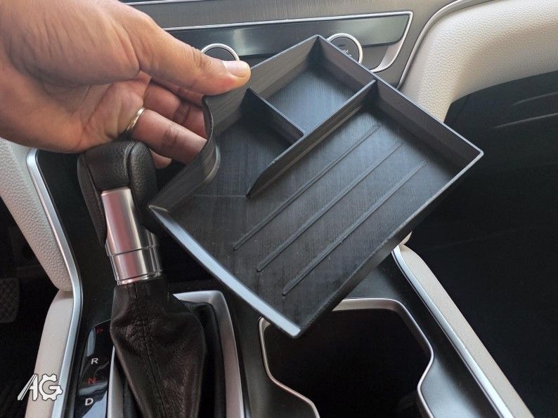 Honda accord 10th generation 2018 2019 2020 2021 2020 2022 dashboard globe compartment organizer insert cubby for storage accessory tray