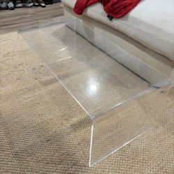 Clear Modern Coffee Table