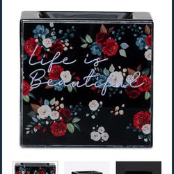 Candle Warmer, “Life Is beautiful  “