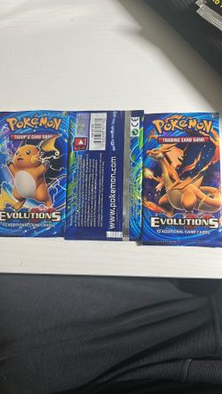Pokemon XY evolutions booster packs