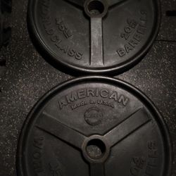 45lbs Olympic WEIGHTS Made In Oakland 