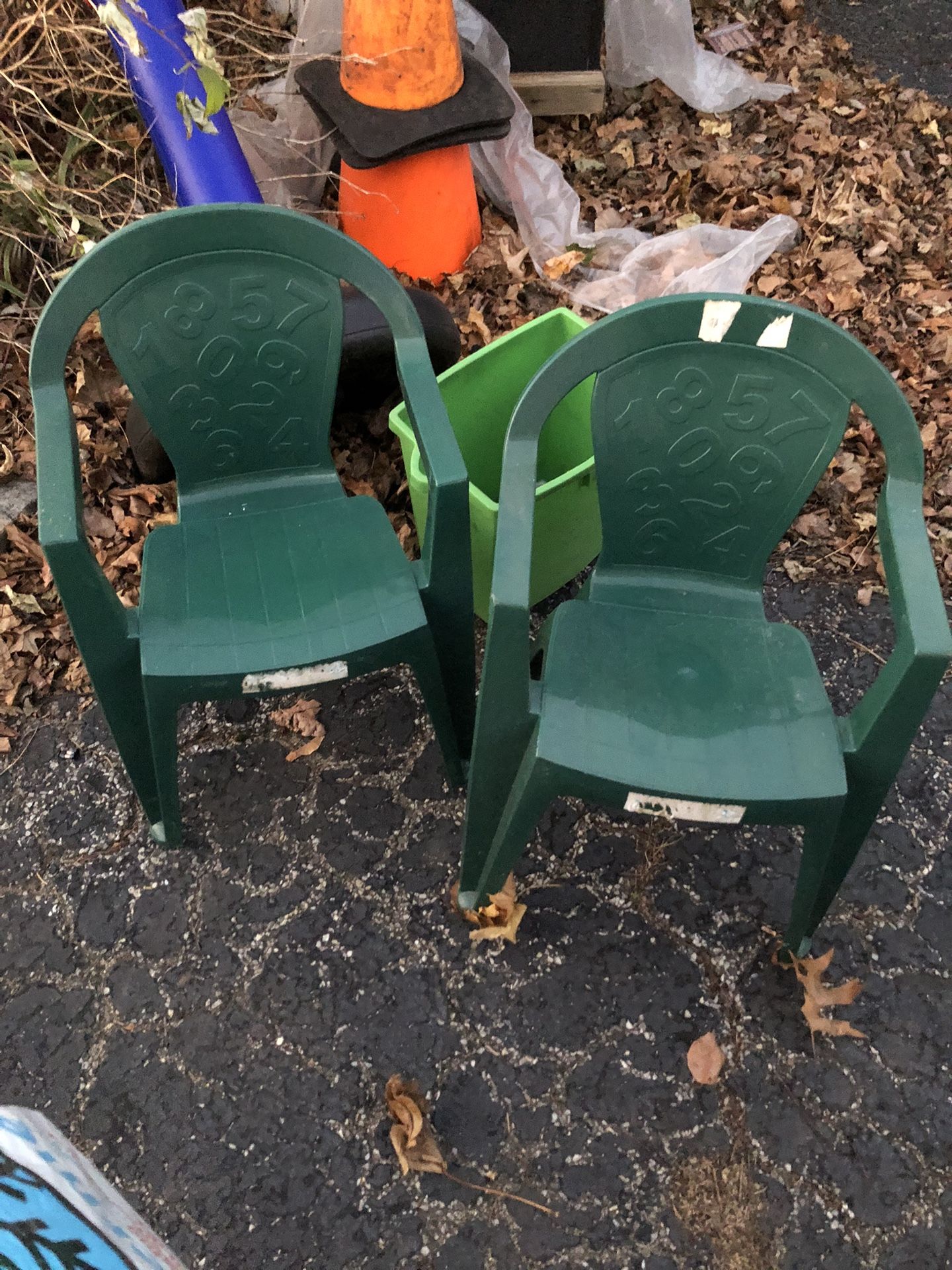 Two Children’s Matching Chairs. No Cracks $5 Each