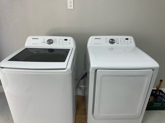 Samsung Top Load Washer and Dryer Set