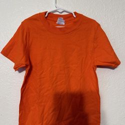 XS Youth Orange Tee Halloween blank