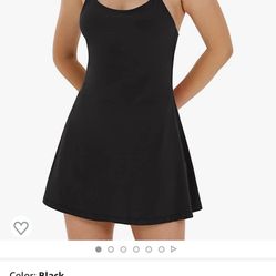 Tennis Dress With Shorts/pockets