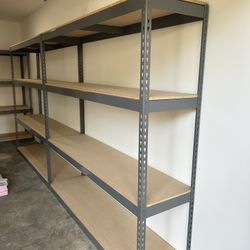 Shelving 72 in W x 18 in D Industrial Boltless Warehouse Storage Racks Similar to Uline Better Than Homedepot And Lowes Delivery Available