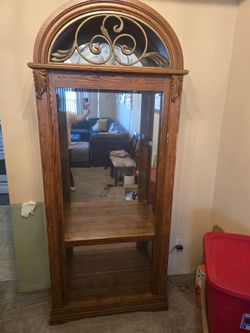 Arched top curio/display Cabinet