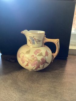 Royal Worcester 1376 Floral Pitcher