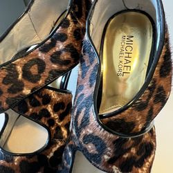 Michael Kors leopard Print Heels