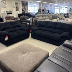 2Pc Living Room Sofa Set 