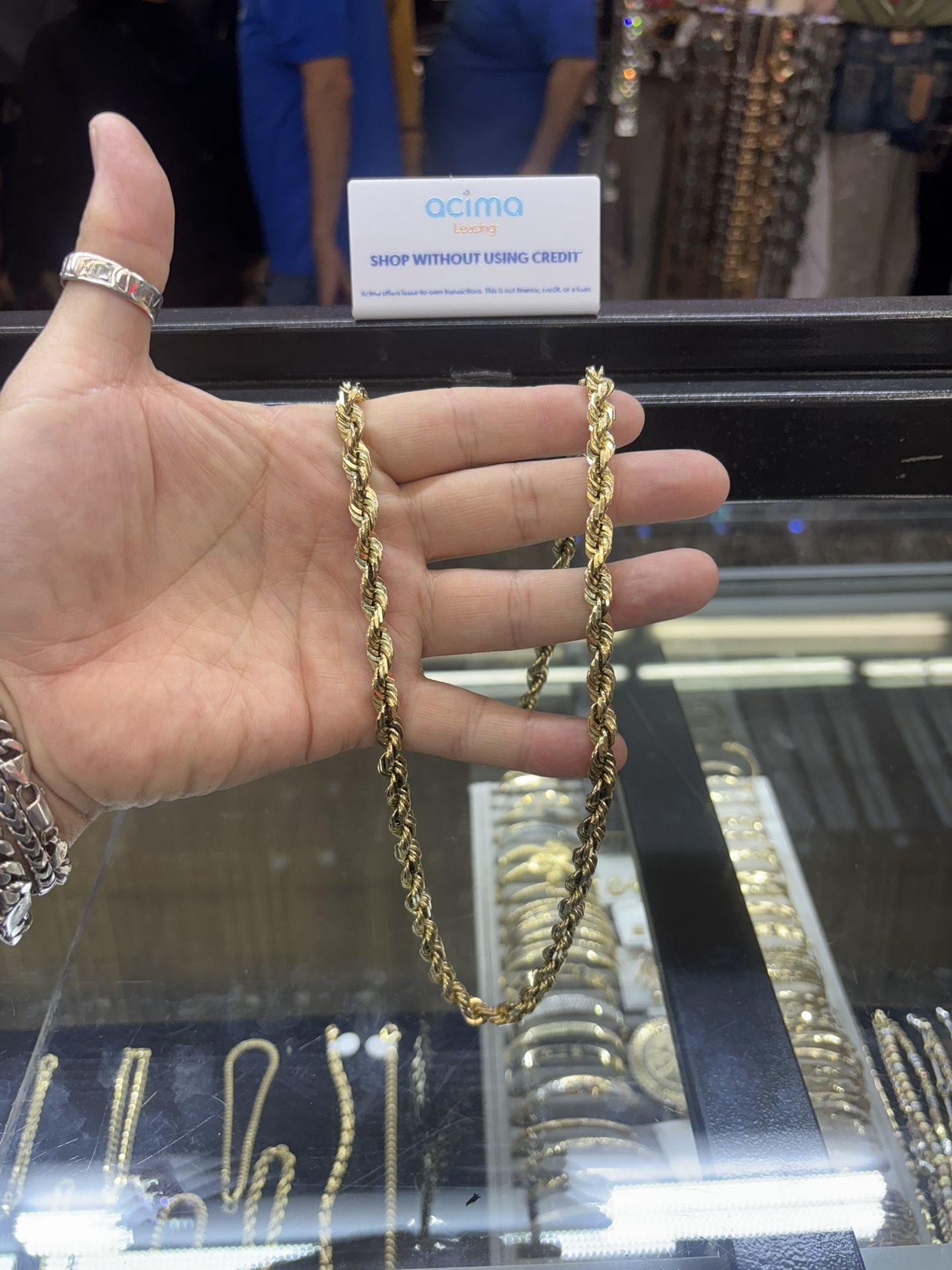 14k 28β Solid Rope Chain π² Compro Oro 14k 70$ X Gramo