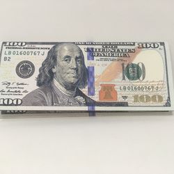 $100 Hundred Dollar Bill Wallet