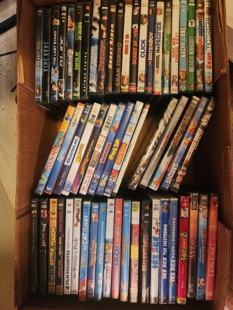 Kids Children's Movies Horror Action Drama Comedy Dvds Over 100 Dvds Movies