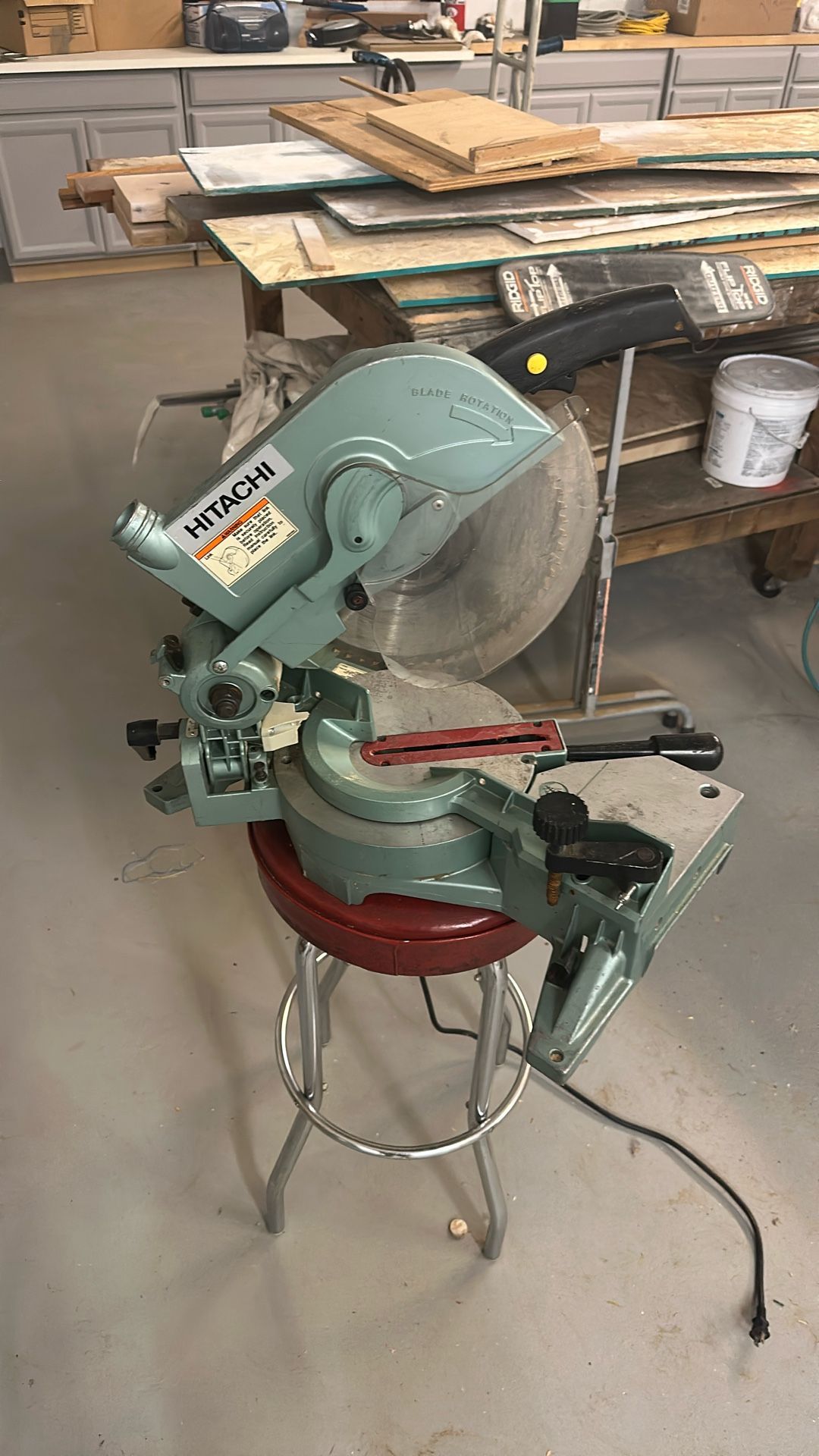 FREE Hitachi 10” Chop Saw. FREE