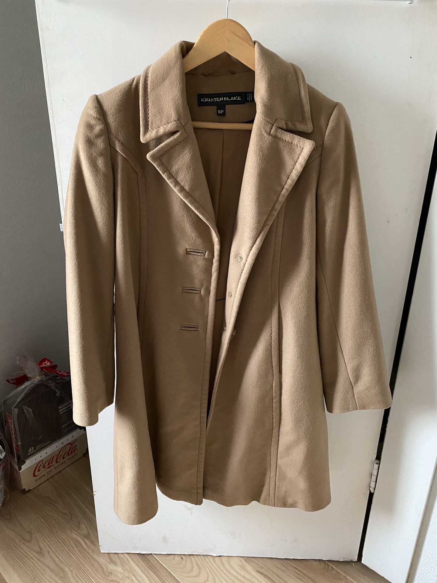 Kristen Blake Pea coat Beige Size 6P for Sale in Oakland CA