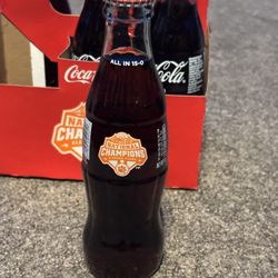 2018 Clemson National Championship Coke Cola Bottles. 