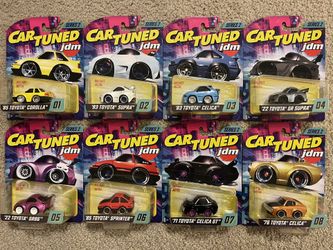 Car Tuned JDM Series 2 die-cast cars set of 8 