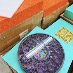 Decorative Round Wall Art / Serving Tray – Vintage Mandala Style