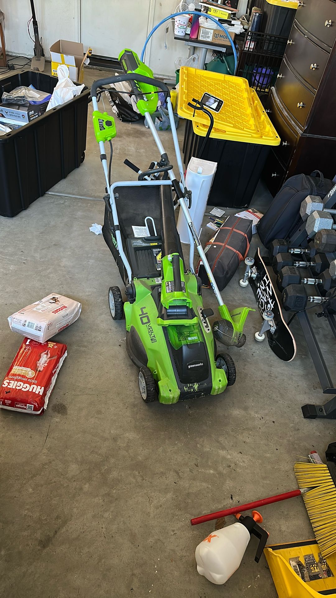 Electric Loan Mower, Blower, And Edger