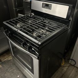 Whirlpool Gas Stove Stainless Steel 