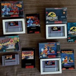 Super Nintendo Video Game Bundle