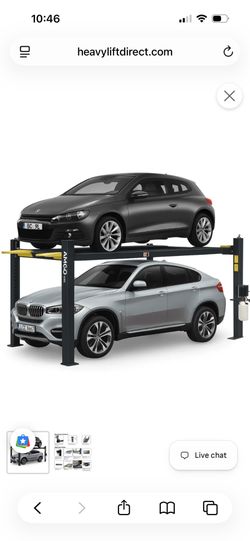 Car lift 4 post 8000 lbs
