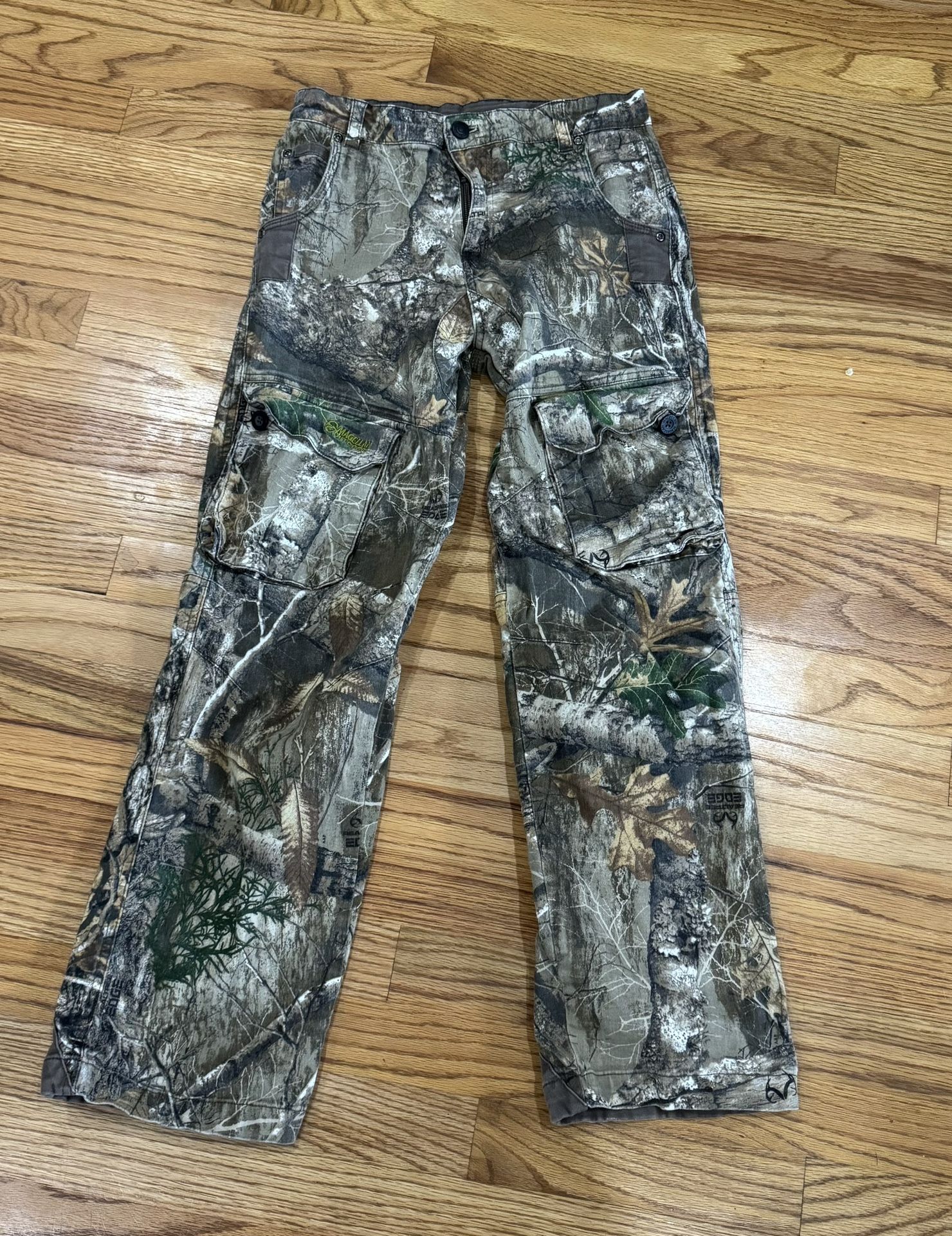 Boys Magellan Outdoors Camo Pants (Large)