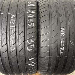 2 Tires 245 35 19 Bridgestone Potensa Sport M01 No Repairs