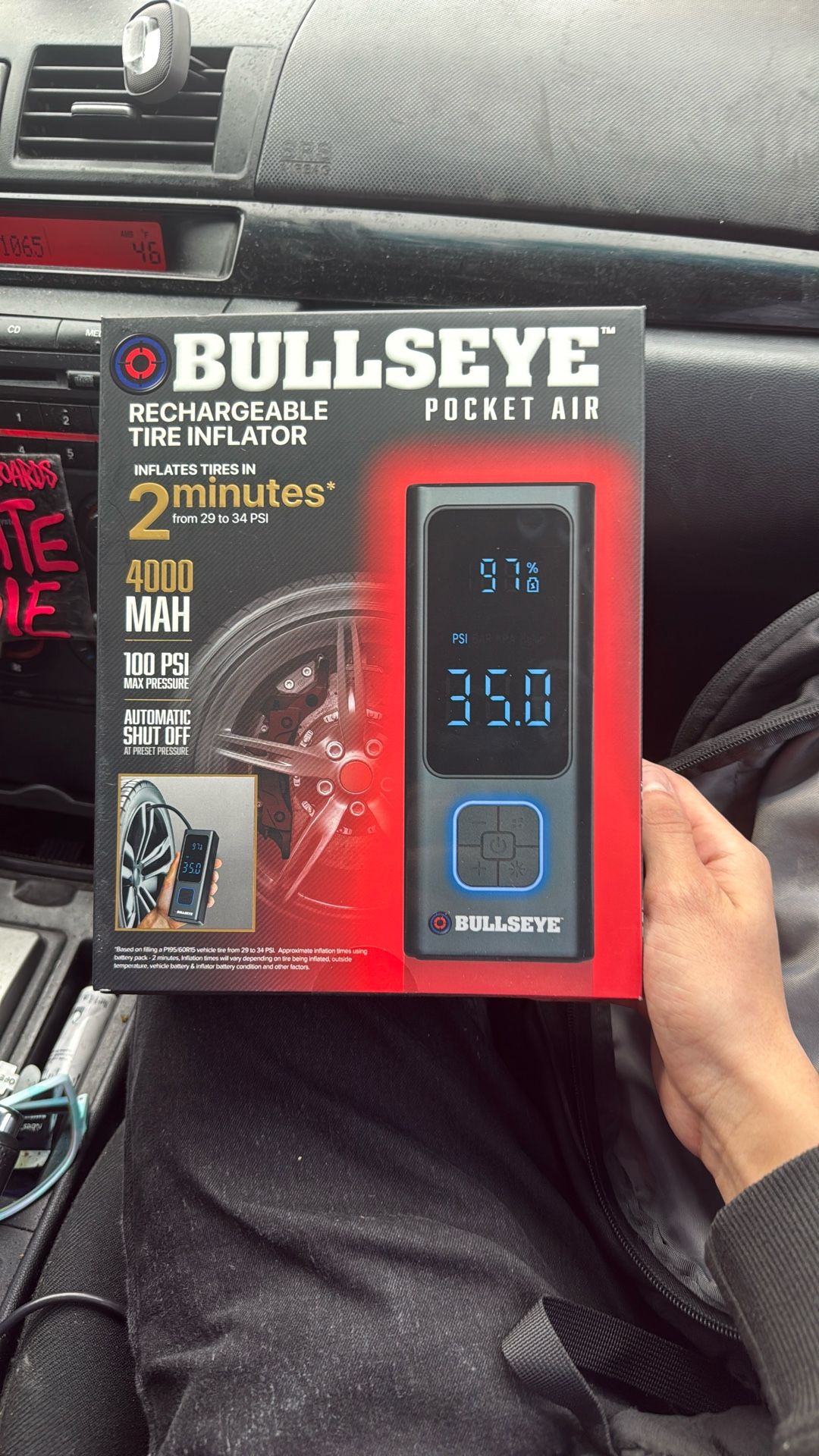 bullseye pocket air rechargeable