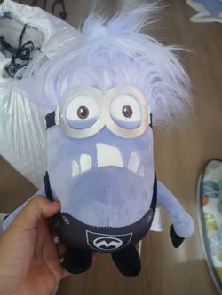 Despicable me evil purple minio plush