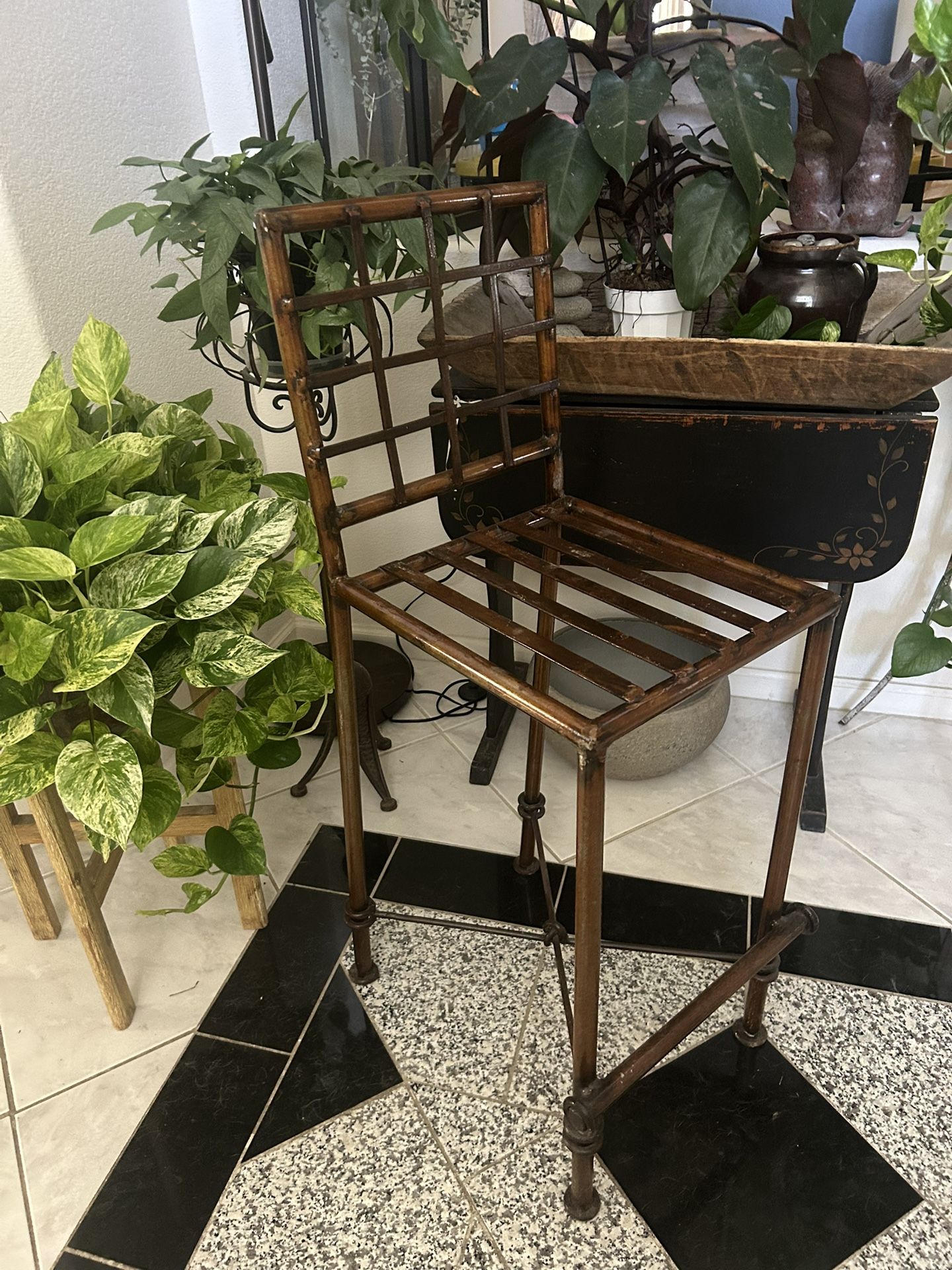 Metal “Copper” Colored Bar Chair $65