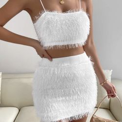 Shein Top And Skirt Set Size Large