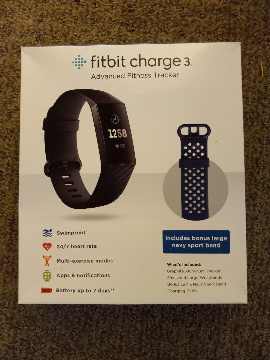 Fit bit Charge 3 Advanced Fitness Tracker