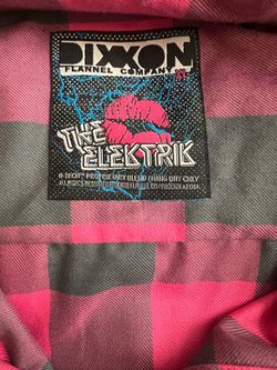 Dixxon The Elektrik Flannel XL – Rare Pink/Gray – $150 FIRM