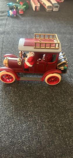 Shopping with Santa Here Comes Santa 1993 Hallmark 20 yrs of Keepsake Ornament