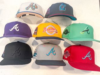 New era Atlanta braves fitted hats