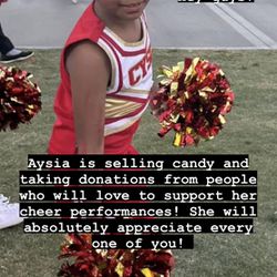 Please support my baby aysia get to her performances