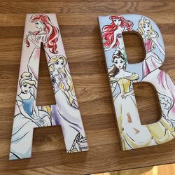 Wood Princess Letters 