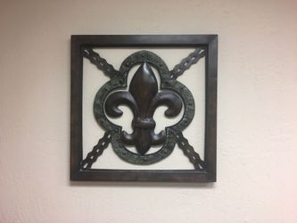 Art —Metal Wall Art Fleur de Lis -Reduced!